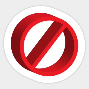 No symbol Sticker